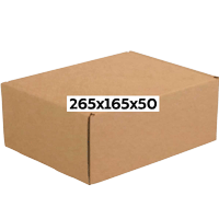 Коробка для Ozon 265x165x50
Картон Т-23, трехслойный